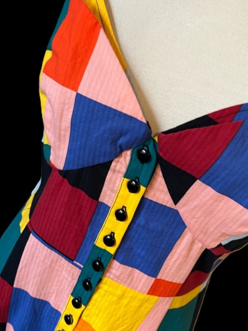 🆕 PLENTY BY TRACY REESE ANTHROPOLOGIE CHECKERED MAXI DRESS | SIZE M | NWT - Picture 7 of 11